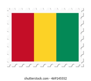 stamp flag guinea