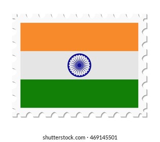 stamp flag india