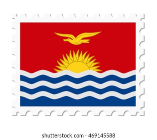 stamp flag kiribati