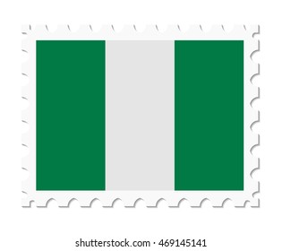 stamp flag nigeria
