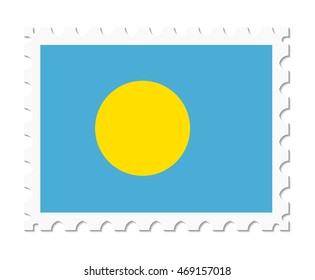 stamp flag palau