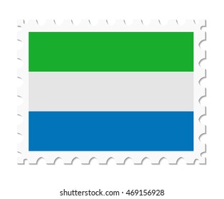 stamp flag sierra leone