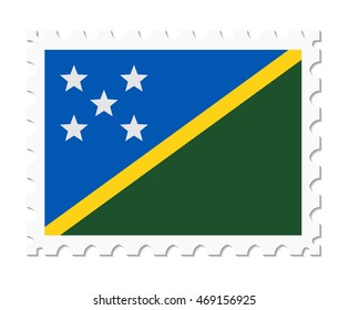 stamp flag solomon islands