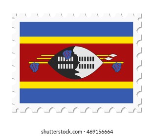 stamp flag swaziland