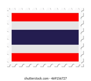 stamp flag thailand