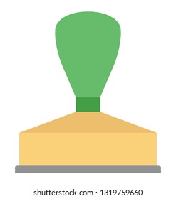 Stamp flat vector icon 