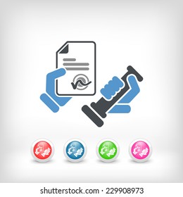 Stamp icon