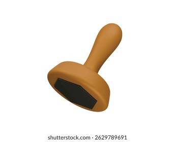  Icono de sello 3D Ilustración Render