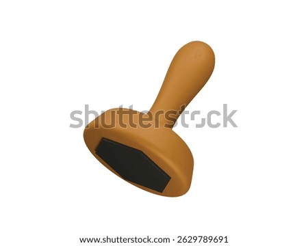  stamp icon 3d illustration render