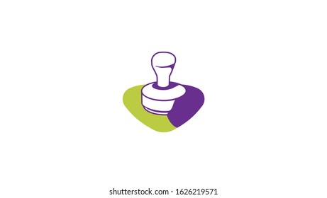  Stamp icon, accepted symbol vector 