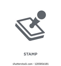 Stamp icon. Stamp design concept from Delivery and logistic collection. Simple element vector illustration on white background.