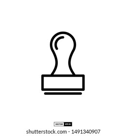 Stamp icon, design inspiration vector template for interface and any purpose