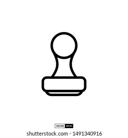 Stamp icon, design inspiration vector template for interface and any purpose