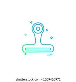 Stamp icon design vector