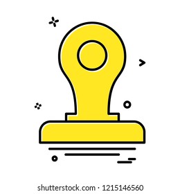 Stamp icon design vector 