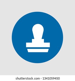  Stamp icon. Editable  Stamp icon for web or mobile.