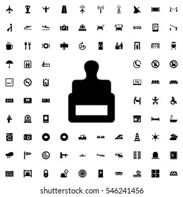 stamp icon illustration isolated vector sign symbol