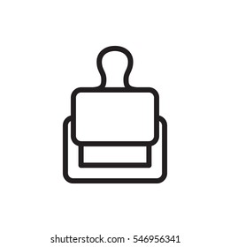 stamp icon illustration isolated vector sign symbol