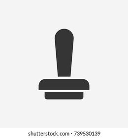 Stamp icon illustration isolated vector sign symbol