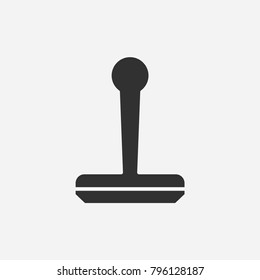 Stamp icon illustration isolated vector sign symbol
