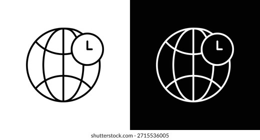 Stamp icon in line design. Editable stroke icons.