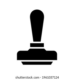 Briefmarkensymbol oder Logo einzeln auf Zeichensymbolen, Vektorgrafik - hochwertige Vektorsymbole mit schwarzem Hintergrund

