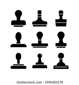 stamp icon or logo isolated sign symbol vector illustration - Collection of high quality black style vector icons
