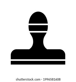 icono de sello o logotipo símbolo de signo aislado ilustración vectorial - iconos vectoriales de estilo negro de alta calidad

