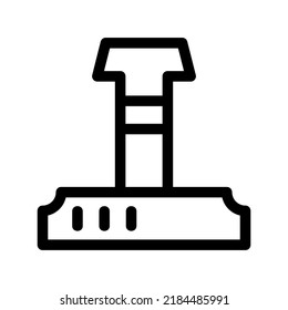 icono de sello o logotipo símbolo de signo aislado ilustración vectorial - iconos vectoriales de estilo negro de alta calidad
