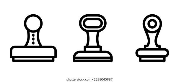 Briefmarkensymbol oder Logo einzeln auf Zeichensymbolen, Vektorgrafik - hochwertige Vektorsymbole mit schwarzem Hintergrund