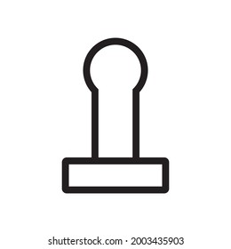 Icono de marca o logotipo de ilustración vectorial de símbolo de seña aislado, ilustración vectorial con contorno negro de alta calidad.