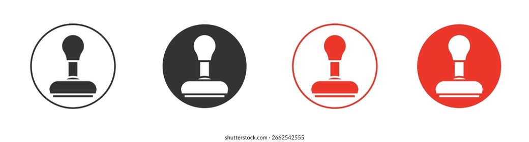 Icono del sello para el logotipo, símbolo de la muestra del Vector para el diseño