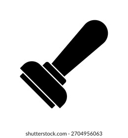 stamp icon outline editable stroke line drawing eps.