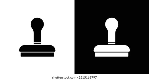 stamp icon Outline sign symbol set