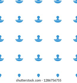 stamp icon pattern seamless white background. Editable filled stamp icon. stamp icon pattern for web and mobile.