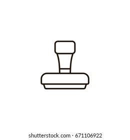 stamp icon. sign design