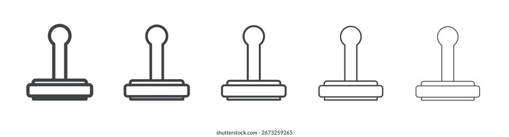 stamp icon simple illustration collection symbol