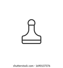 Stamp icon. Stamping symbol modern, simple, vector, icon for website design, mobile app, ui. Vector Illustration