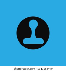 stamp icon vector