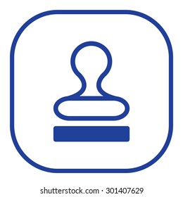 Stamp icon vector