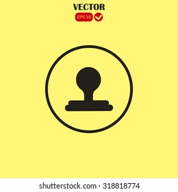 Stamp icon vector