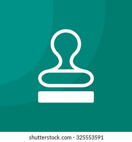 Stamp icon vector