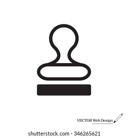 Stamp icon vector