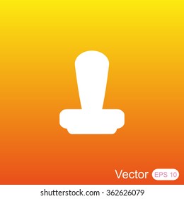 Stamp icon vector