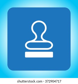 Stamp icon vector