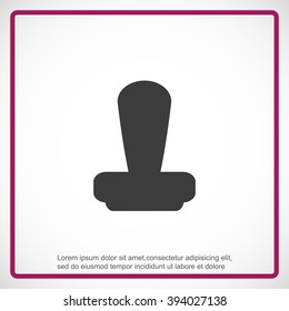 Stamp icon vector