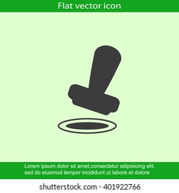 Stamp icon vector