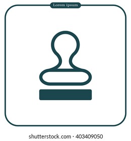 Stamp icon vector