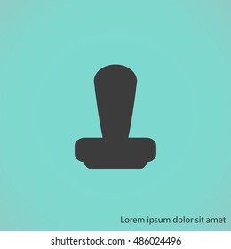 Stamp icon vector