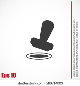 Stamp icon vector
